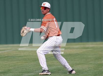 Thumbnail 2 in North Mesquite @ White (UIL Class 5A Baseball Region II Bi-District) photogallery.