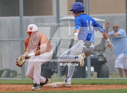 Thumbnail 2 in North Mesquite @ White (UIL Class 5A Baseball Region II Bi-District) photogallery.