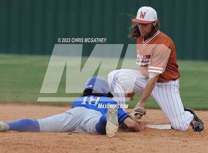 Thumbnail 1 in North Mesquite @ White (UIL Class 5A Baseball Region II Bi-District) photogallery.