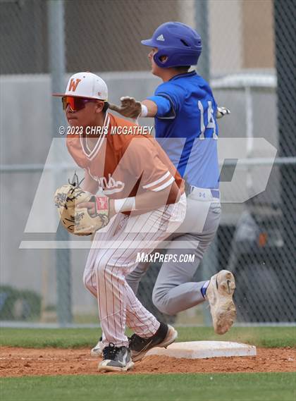 Thumbnail 1 in North Mesquite @ White (UIL Class 5A Baseball Region II Bi-District) photogallery.