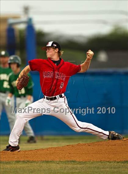 Thumbnail 3 in Fort Bend Baptist vs Fort Worth Christian (TAPPS 4A Semifinal) photogallery.
