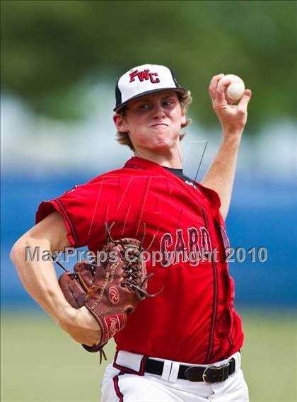 Thumbnail 3 in Fort Bend Baptist vs Fort Worth Christian (TAPPS 4A Semifinal) photogallery.
