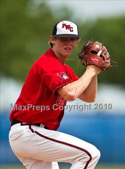 Thumbnail 2 in Fort Bend Baptist vs Fort Worth Christian (TAPPS 4A Semifinal) photogallery.