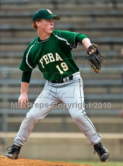Thumbnail 1 in Fort Bend Baptist vs Fort Worth Christian (TAPPS 4A Semifinal) photogallery.