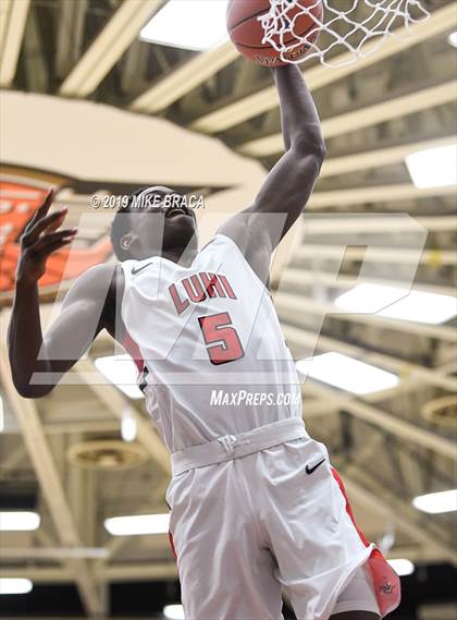 Thumbnail 1 in Holy Spirit Prep vs. Long Island Lutheran (Spalding Hoophall Classic) photogallery.
