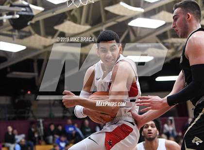 Thumbnail 1 in Holy Spirit Prep vs. Long Island Lutheran (Spalding Hoophall Classic) photogallery.