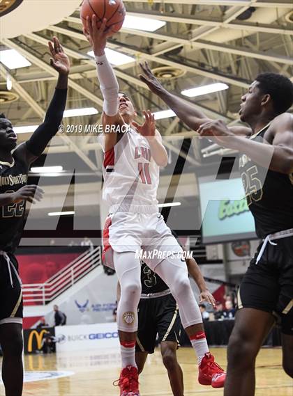 Thumbnail 2 in Holy Spirit Prep vs. Long Island Lutheran (Spalding Hoophall Classic) photogallery.