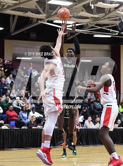 Thumbnail 3 in Holy Spirit Prep vs. Long Island Lutheran (Spalding Hoophall Classic) photogallery.