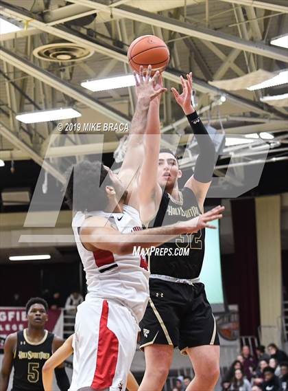 Thumbnail 2 in Holy Spirit Prep vs. Long Island Lutheran (Spalding Hoophall Classic) photogallery.