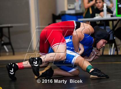 Thumbnail 1 in CIF SJS Girls District Wrestling Championships photogallery.