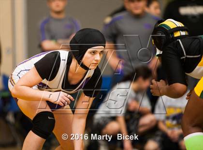 Thumbnail 1 in CIF SJS Girls District Wrestling Championships photogallery.