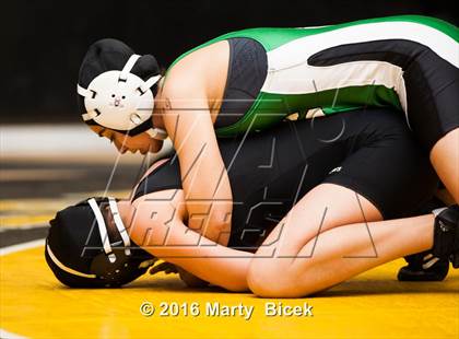 Thumbnail 3 in CIF SJS Girls District Wrestling Championships photogallery.