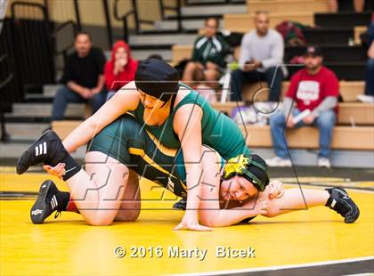 Thumbnail 2 in CIF SJS Girls District Wrestling Championships photogallery.