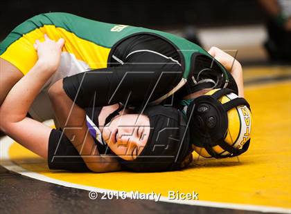 Thumbnail 2 in CIF SJS Girls District Wrestling Championships photogallery.