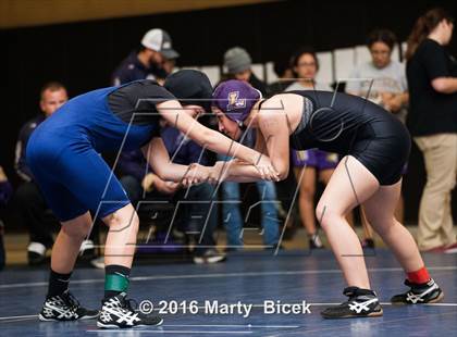 Thumbnail 1 in CIF SJS Girls District Wrestling Championships photogallery.