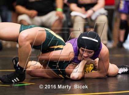 Thumbnail 3 in CIF SJS Girls District Wrestling Championships photogallery.