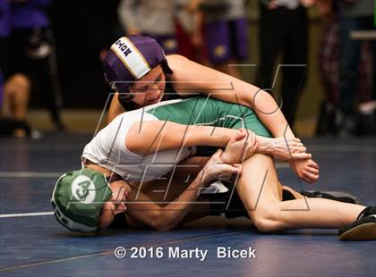 Thumbnail 2 in CIF SJS Girls District Wrestling Championships photogallery.