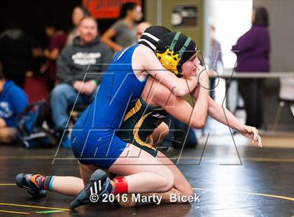 Thumbnail 2 in CIF SJS Girls District Wrestling Championships photogallery.