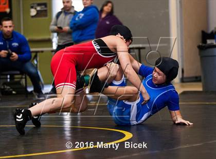 Thumbnail 2 in CIF SJS Girls District Wrestling Championships photogallery.