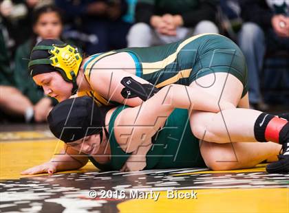 Thumbnail 3 in CIF SJS Girls District Wrestling Championships photogallery.