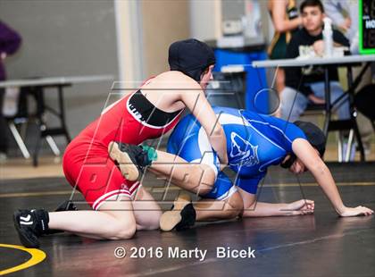 Thumbnail 3 in CIF SJS Girls District Wrestling Championships photogallery.