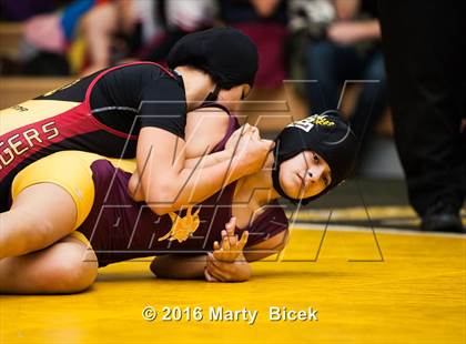 Thumbnail 2 in CIF SJS Girls District Wrestling Championships photogallery.