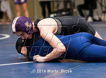 Thumbnail 3 in CIF SJS Girls District Wrestling Championships photogallery.