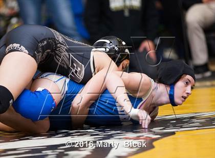 Thumbnail 1 in CIF SJS Girls District Wrestling Championships photogallery.