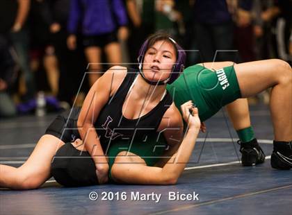 Thumbnail 2 in CIF SJS Girls District Wrestling Championships photogallery.