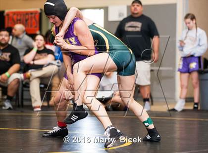 Thumbnail 3 in CIF SJS Girls District Wrestling Championships photogallery.