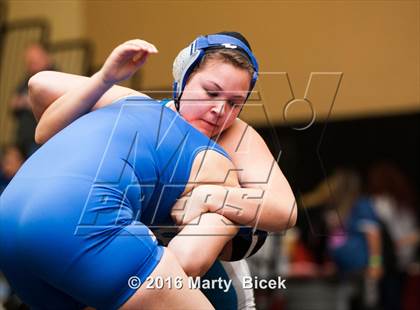 Thumbnail 1 in CIF SJS Girls District Wrestling Championships photogallery.