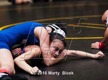 Thumbnail 2 in CIF SJS Girls District Wrestling Championships photogallery.
