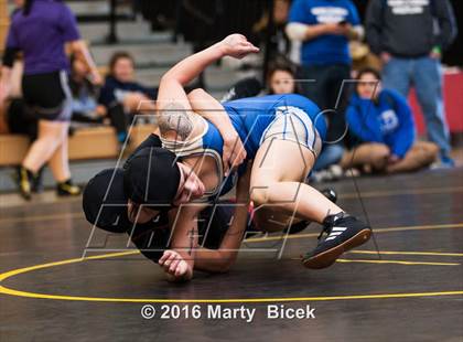 Thumbnail 1 in CIF SJS Girls District Wrestling Championships photogallery.