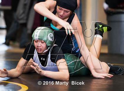 Thumbnail 2 in CIF SJS Girls District Wrestling Championships photogallery.