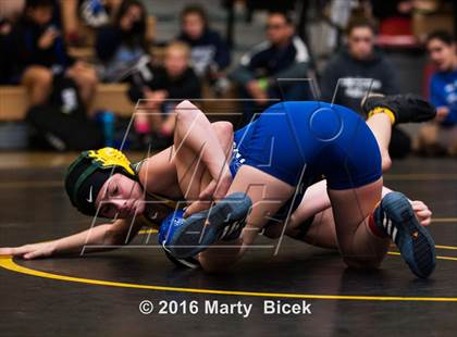 Thumbnail 2 in CIF SJS Girls District Wrestling Championships photogallery.