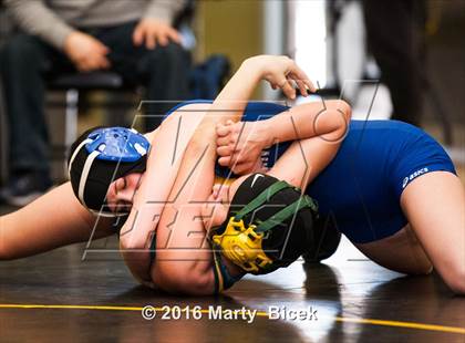 Thumbnail 3 in CIF SJS Girls District Wrestling Championships photogallery.