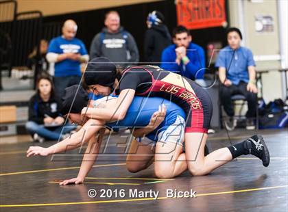 Thumbnail 3 in CIF SJS Girls District Wrestling Championships photogallery.