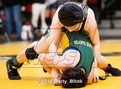 Thumbnail 1 in CIF SJS Girls District Wrestling Championships photogallery.