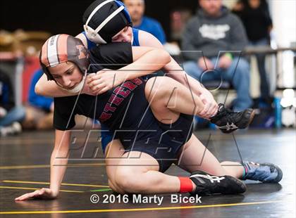 Thumbnail 1 in CIF SJS Girls District Wrestling Championships photogallery.