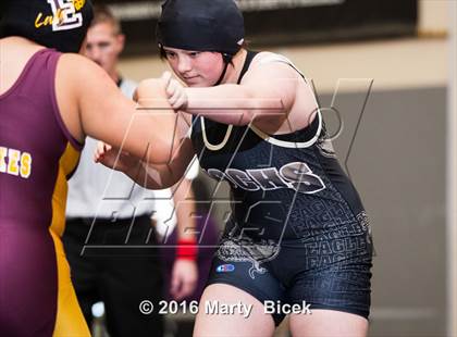 Thumbnail 2 in CIF SJS Girls District Wrestling Championships photogallery.