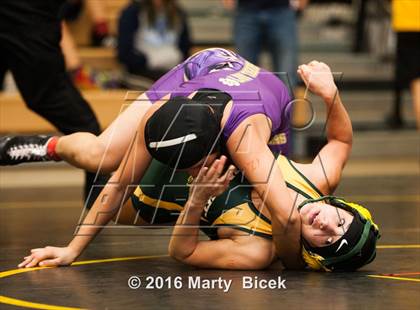 Thumbnail 2 in CIF SJS Girls District Wrestling Championships photogallery.