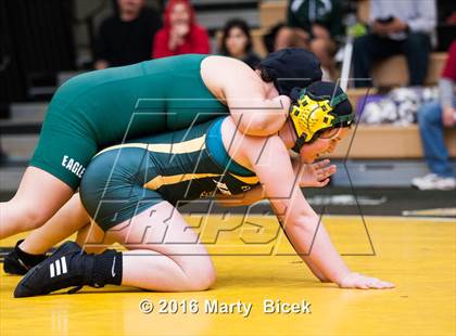 Thumbnail 1 in CIF SJS Girls District Wrestling Championships photogallery.