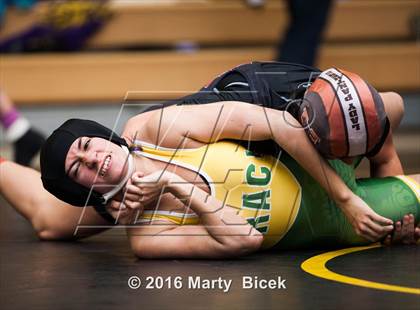 Thumbnail 1 in CIF SJS Girls District Wrestling Championships photogallery.