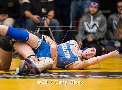 Thumbnail 2 in CIF SJS Girls District Wrestling Championships photogallery.