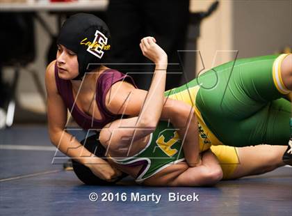 Thumbnail 2 in CIF SJS Girls District Wrestling Championships photogallery.