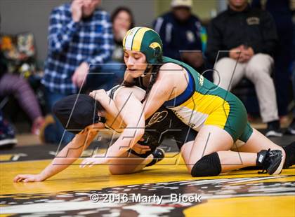 Thumbnail 2 in CIF SJS Girls District Wrestling Championships photogallery.