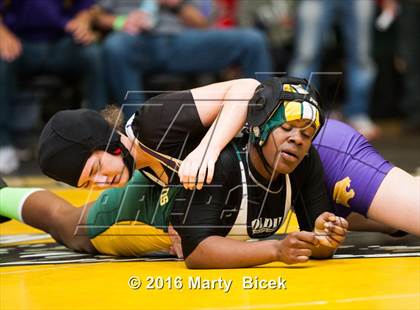 Thumbnail 2 in CIF SJS Girls District Wrestling Championships photogallery.