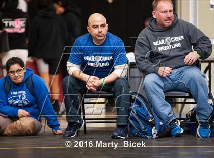 Thumbnail 1 in CIF SJS Girls District Wrestling Championships photogallery.