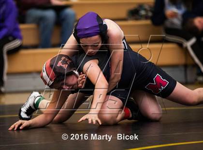 Thumbnail 1 in CIF SJS Girls District Wrestling Championships photogallery.