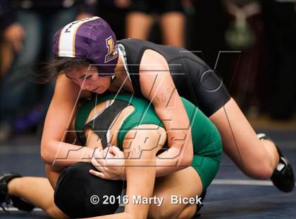 Thumbnail 3 in CIF SJS Girls District Wrestling Championships photogallery.